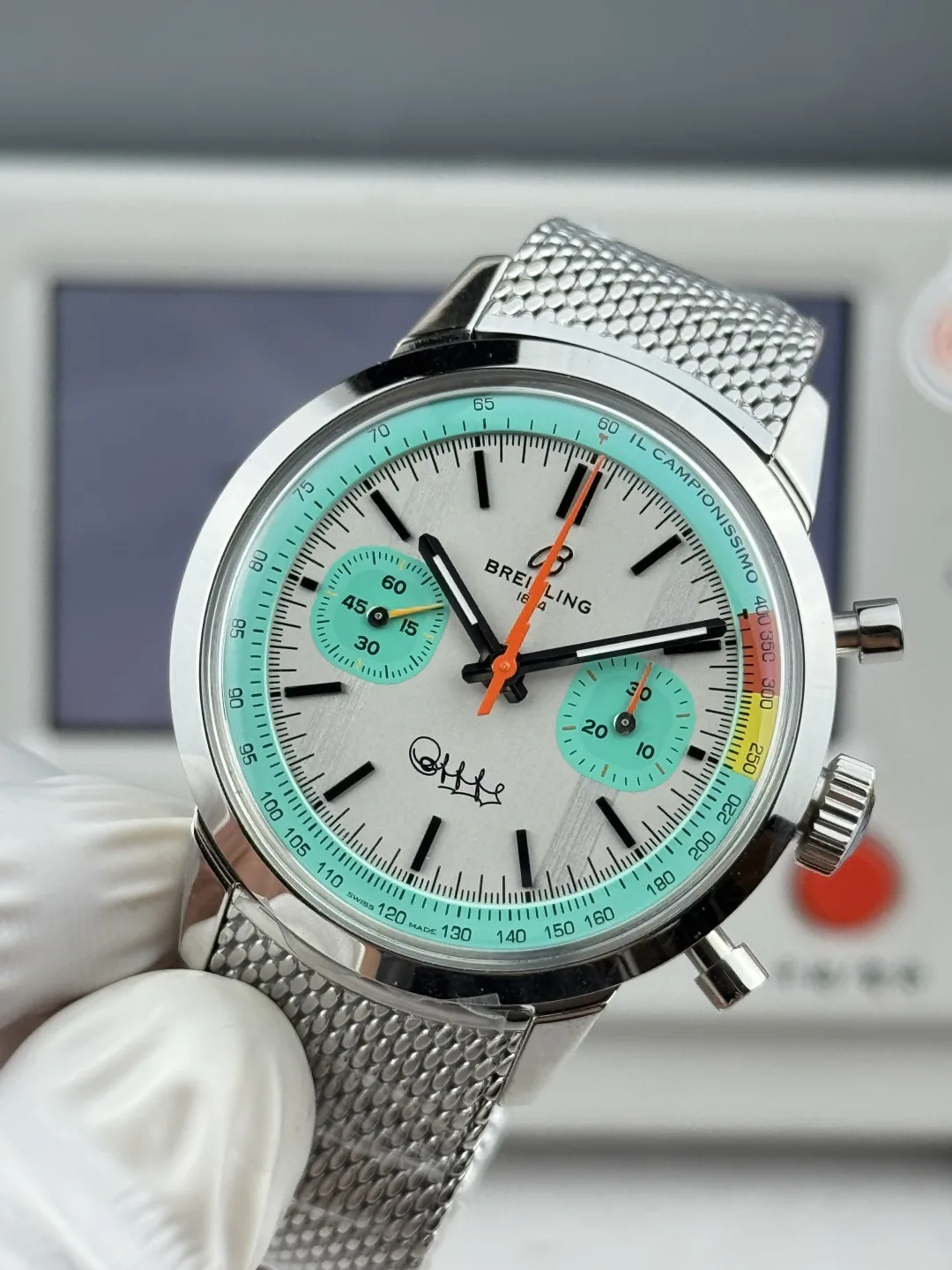 BLS l 7750 l  41mm l 브라이틀링 탑 타임  B01 Deus