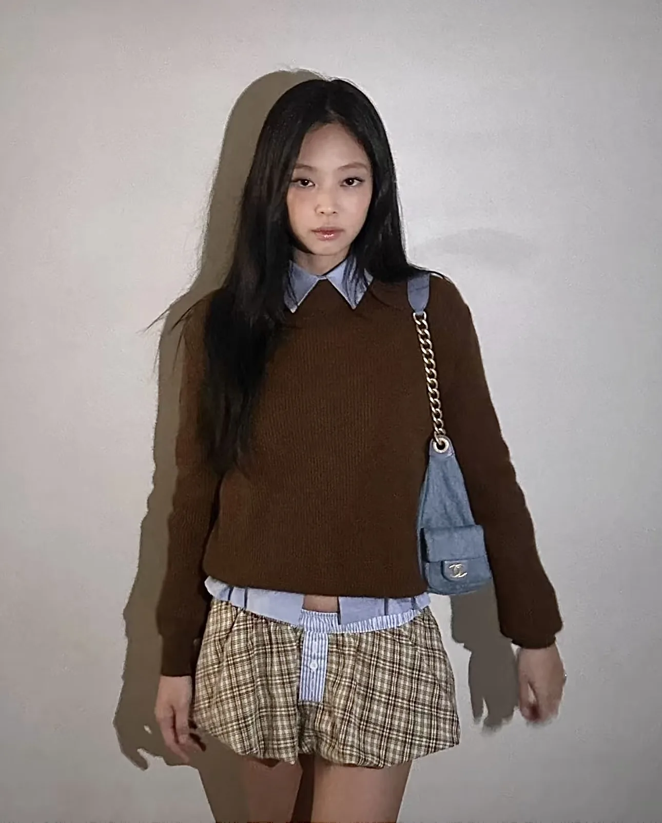샤 ƆC 넬 호보백  AS5302 27*35*18cm
