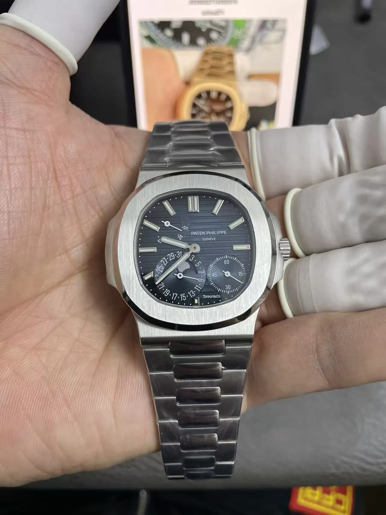 PPF l cal:240 무브먼트 l 40mm l 파텍 필립 노틸러스 5712   V3