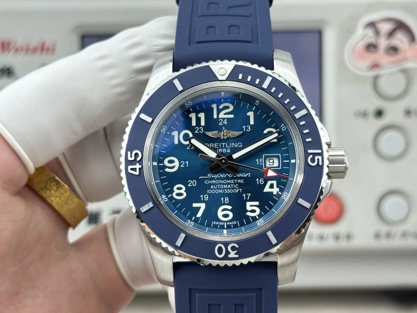 BLS l 2824 l 42mm l 브라이틀링  슈퍼오션 신형